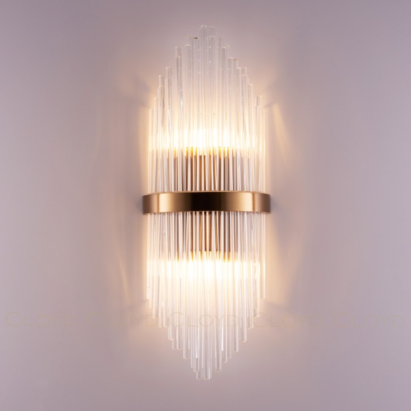 Бра Cloyd CADANCE-B W2 / выс. 54 см - латунь (арт.20164) от интернет-магазина IDODOM.RU