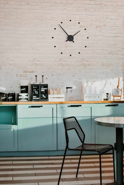 Часы Oj Mini Black 50 см (черный) от интернет-магазина IDODOM.RU