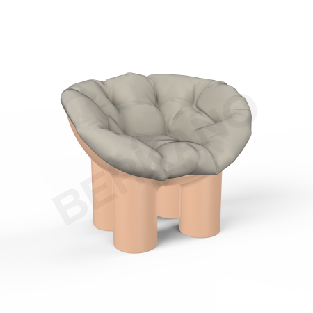 Кресло SLON Kids Terracotta, Bone Brown