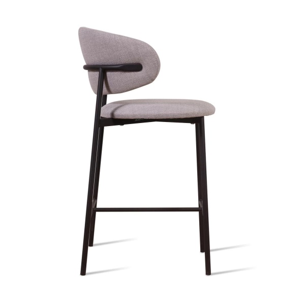 Стул полубарный Adele, рогожка wellton 912, серый от интернет-магазина IDODOM.RU