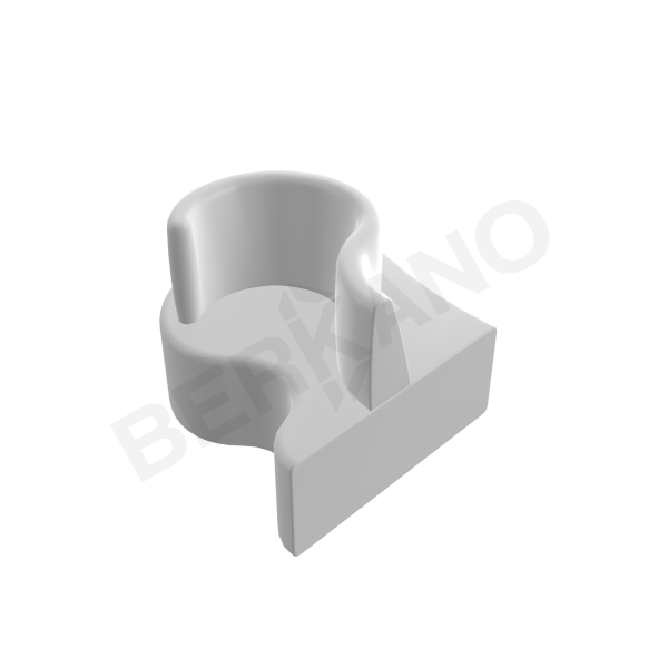 Модульная скамья Double curve модуль 1 Snow White