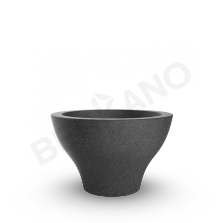 Кашпо Vetro 40 DB Black Granite
