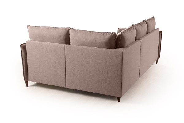 Hans диван-кровать угловой рогожка серый от интернет-магазина IDODOM.RU