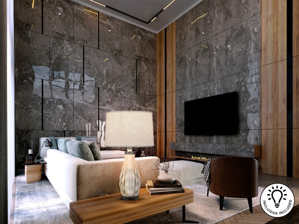 Tessa Настольная лампа 1L белая керамика от интернет-магазина IDODOM.RU