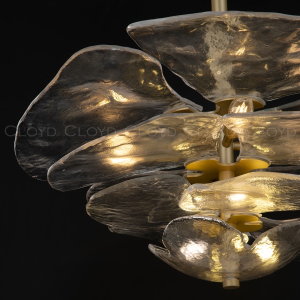 Люстра Cloyd ASPASIA C12 / Ø67 см - латунь светл. (арт.11654) от интернет-магазина IDODOM.RU