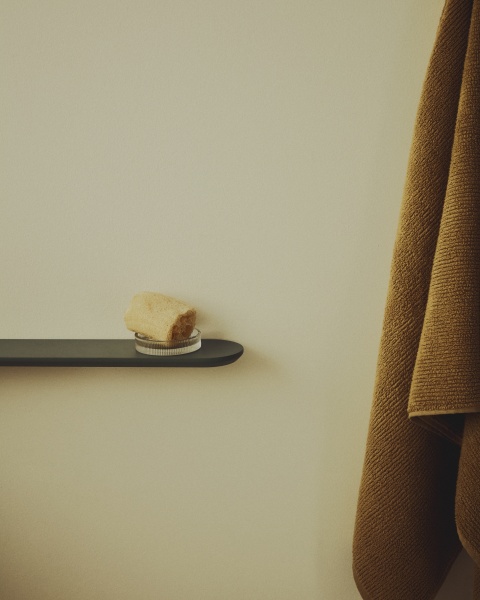 Комплект из 2 полок Arely из МДФ с зеленым лаковым покрытием, 35 см/55 см от интернет-магазина IDODOM.RU