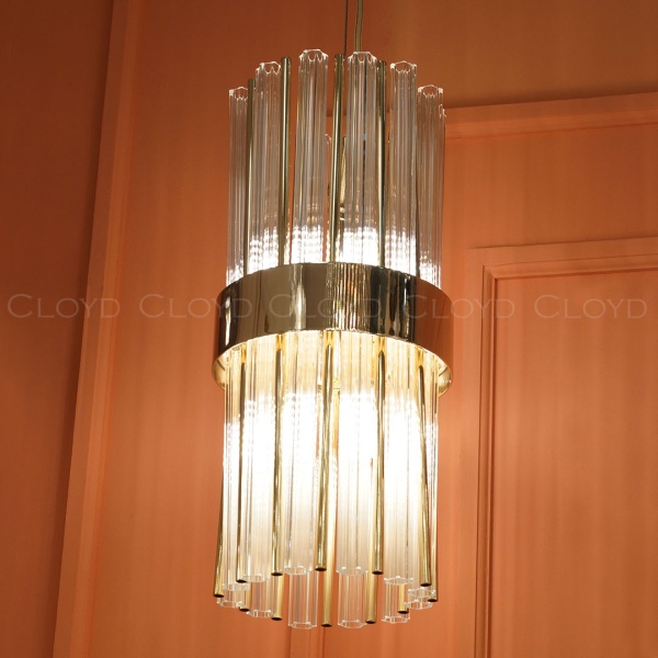 Подвесной светильник Cloyd ALPERT P8 / Ø20 см - золото (арт.11520) от интернет-магазина IDODOM.RU