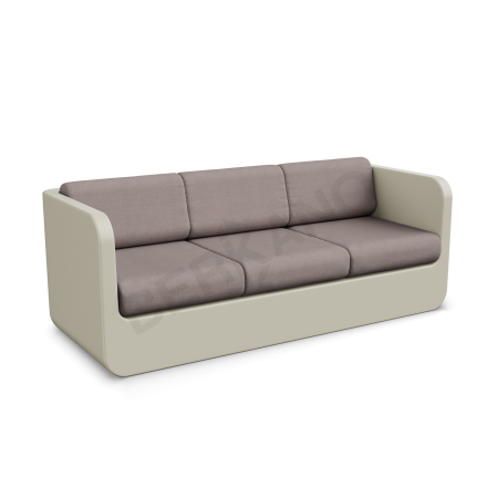 Диван Grace с подушками Bone Brown, Cappuccino