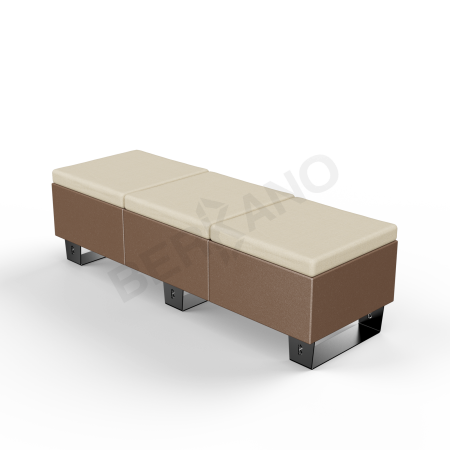 Скамейка Brick 180 Brown, Bone Brown