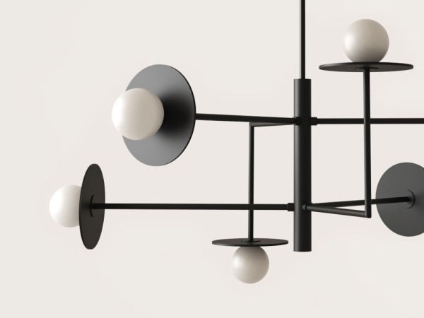 Подвесной светильник Miro 6L / металлические диски 1289/20 от интернет-магазина IDODOM.RU