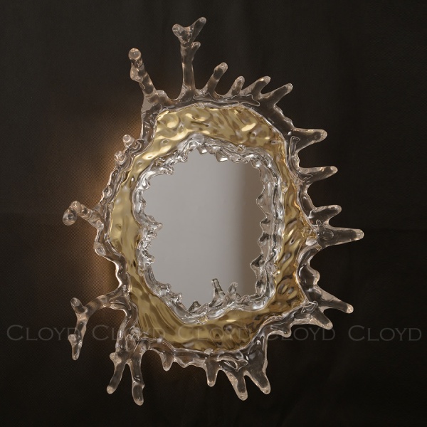 Зеркало Cloyd EVOKE-B Mirror / выс. 65 см - золото (арт.50150) от интернет-магазина IDODOM.RU