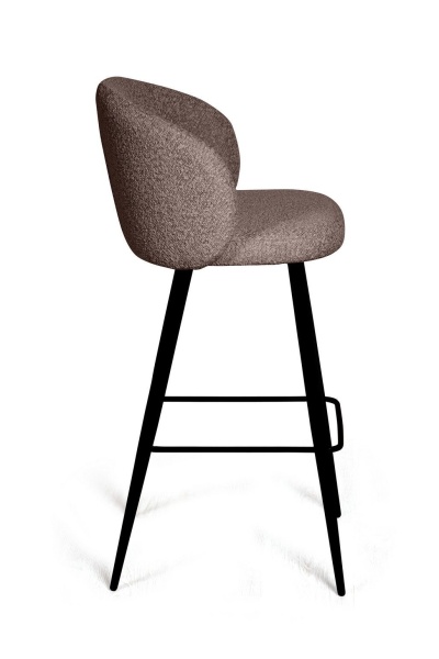 Стул полубарный Vito, букле коричневый / опора конус от интернет-магазина IDODOM.RU
