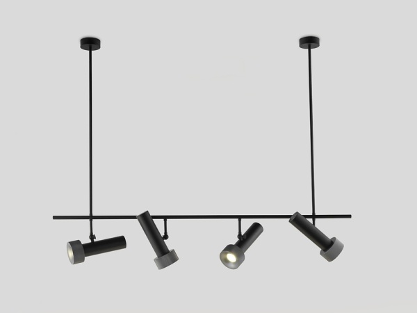 Подвесной светильник Focus 4L черный - антрацит от интернет-магазина IDODOM.RU