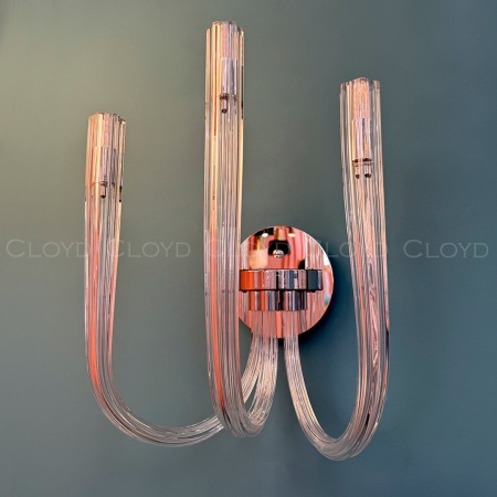 Бра Cloyd AEDA W3 / шир. 28 см - хром (арт.20466) от интернет-магазина IDODOM.RU