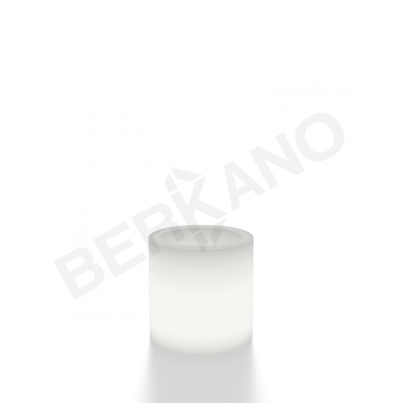 Кашпо Cilindro 40 DB Snow White Light