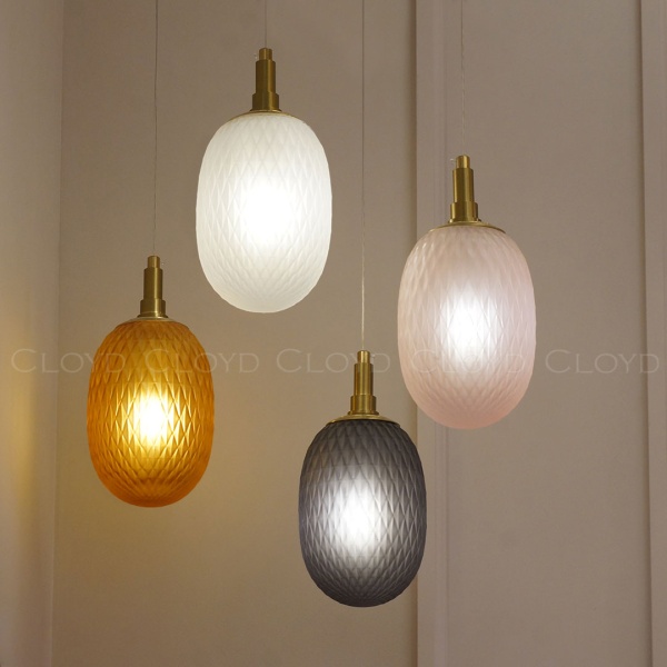 Подвесной светильник Cloyd ZAPFEN P1 / Ø13 см - латунь - белое стекло (арт.11434) от интернет-магазина IDODOM.RU