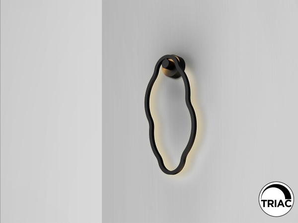 Настенный светильник Tono черный от интернет-магазина IDODOM.RU