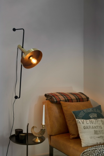 Бра Whizz золотое/черный от интернет-магазина IDODOM.RU