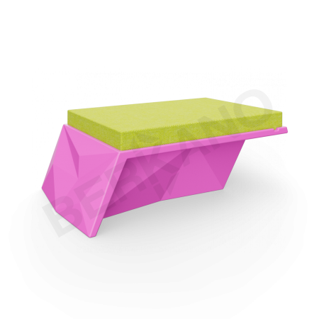 Угловой модуль Quaro с подушками Royal Purple, Green
