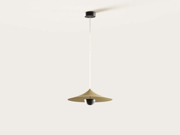 Подвесной светильник Hat золотой металл/черный мрамор от интернет-магазина IDODOM.RU