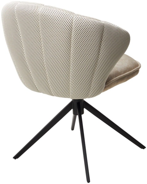 Стул Shell ткань комби бежевый, поворотно-возвратный механизм 360 градусов от интернет-магазина IDODOM.RU