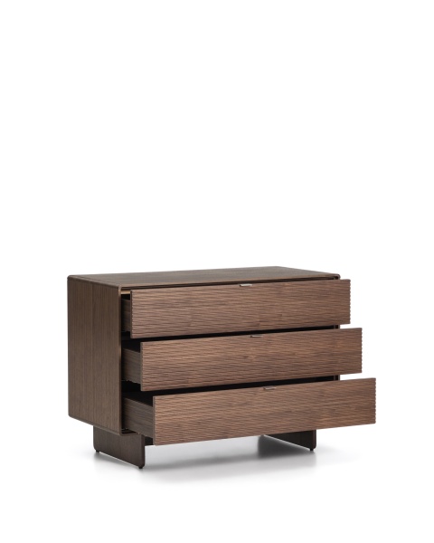 Комод Norlen с 3 ящиками шпон ореха 101 x 75 см от интернет-магазина IDODOM.RU