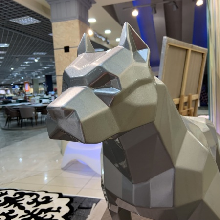 Питбуль.   Финиш: Окрашивание по каталогу цветов Rall. Цвет: серебристый глянец. от интернет-магазина IDODOM.RU