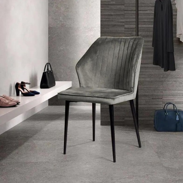 Стул Berg, бархат пепельно-бежевый 25 от интернет-магазина IDODOM.RU