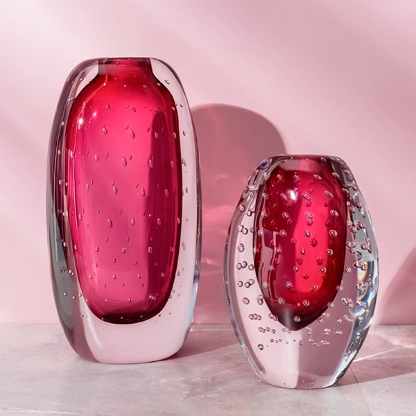 Ваза Cloyd ZANNY Vase / выс. 26 см - красн. стекло (арт.50047) от интернет-магазина IDODOM.RU