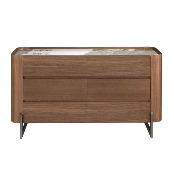 Комод 7151/437-C из ореха и керамики от интернет-магазина IDODOM.RU