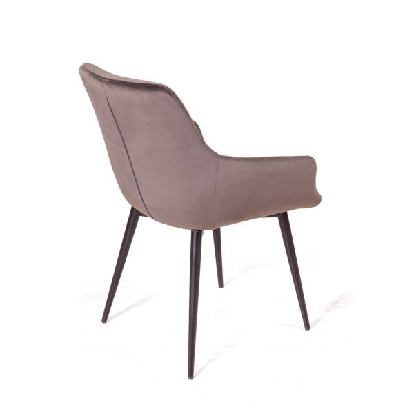 Стул Jordan, бархат пепельно-бежевый 25, опора конус от интернет-магазина IDODOM.RU