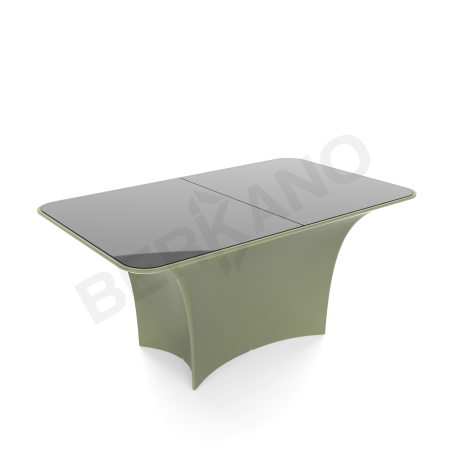 Стол Oasis со стеклом Olive green