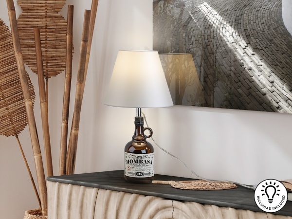 Настольная лампа Liquor Dessert Kit белый абажур от интернет-магазина IDODOM.RU