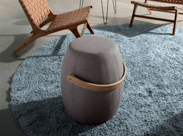 Пуф DC1293/5074 серая ткань от интернет-магазина IDODOM.RU