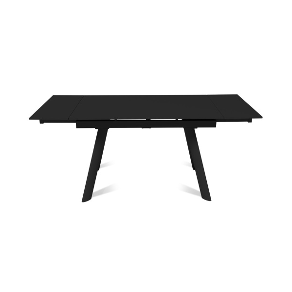 Стол раскладной Stone (120+30+30), керамика матовая черная от интернет-магазина IDODOM.RU