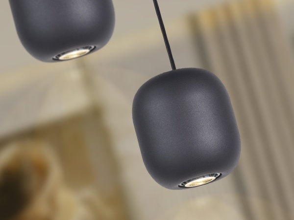 Nimes Подвесной светильник 1L черный от интернет-магазина IDODOM.RU