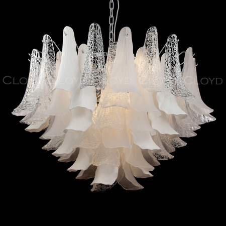 Люстра Cloyd WASABI C16 / Ø84 см - керамика - хром (арт.11450) от интернет-магазина IDODOM.RU