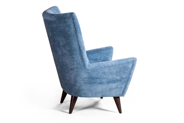 Кресло Dublin велюр синий от интернет-магазина IDODOM.RU
