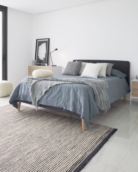 Кровать Lydia 160х200 антрацит от интернет-магазина IDODOM.RU