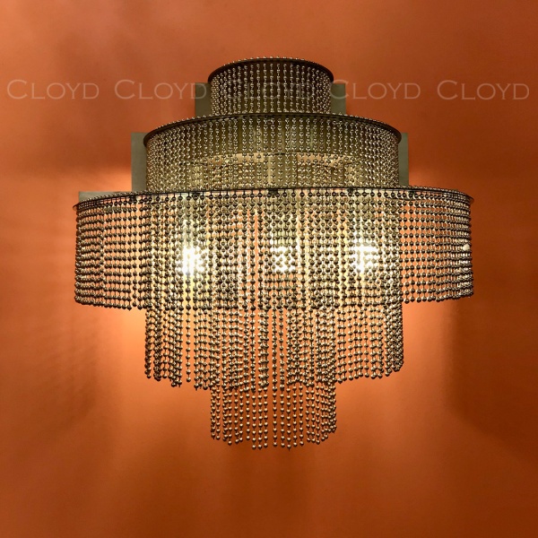 Бра Cloyd ONASSIS W3 / выс. 27 см - хром (арт.20371) от интернет-магазина IDODOM.RU