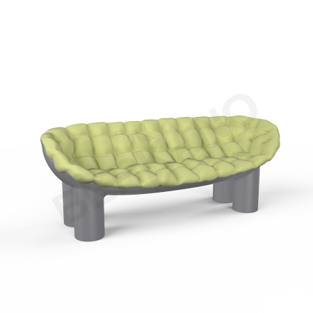 Диван SLON Graphite, Green