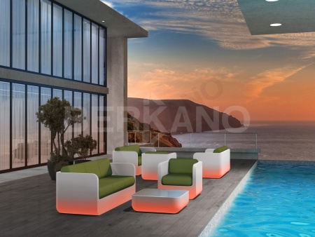 Шезлонг Grace Double Snow White от интернет-магазина IDODOM.RU