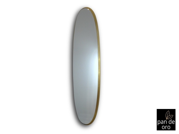 Зеркало Aries овальное 136x36 золото от интернет-магазина IDODOM.RU