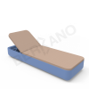 Шезлонг Grace Wave Blue, Toffee