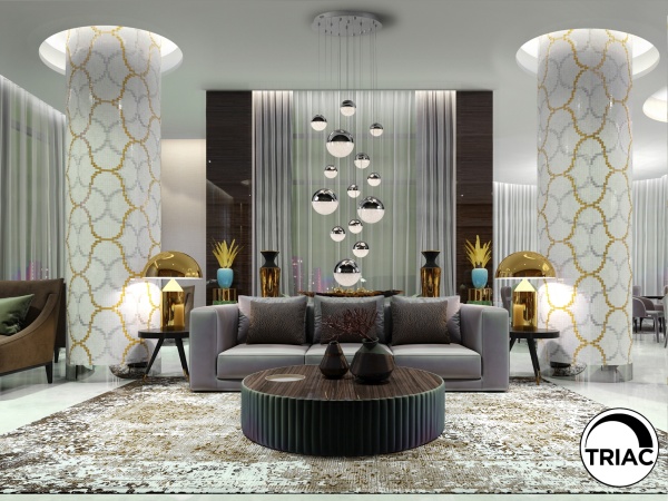 Подвесной светильник Sphere 14L LED Ø60 X500H DIM хром от интернет-магазина IDODOM.RU