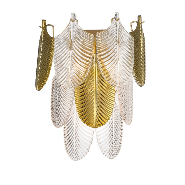 Бра Cloyd BONGA-C W5 / выс. 44 см - желт/бесцвет. (арт.20223) от интернет-магазина IDODOM.RU