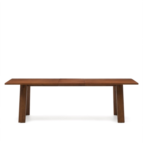 Arlen Раздвижной стол из массива дуба и шпона с отделкой ореха 200(250) 95 см от интернет-магазина IDODOM.RU