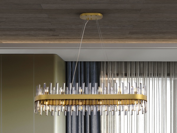 Grace Люстра 28L золотая овальная от интернет-магазина IDODOM.RU