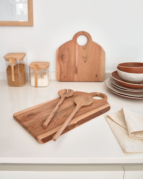 Syriana Прямоугольная сервировочная доска из массива акации от интернет-магазина IDODOM.RU