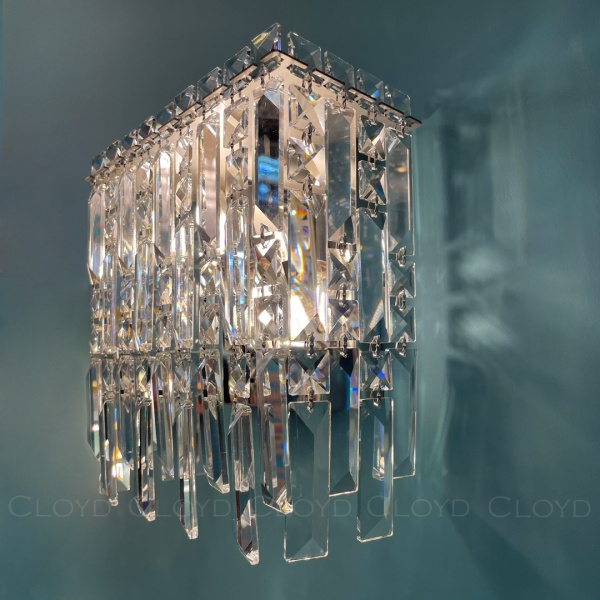 Бра Cloyd ALCATRAZ-B W2 / выс. 26 см - хром (арт.20275) от интернет-магазина IDODOM.RU